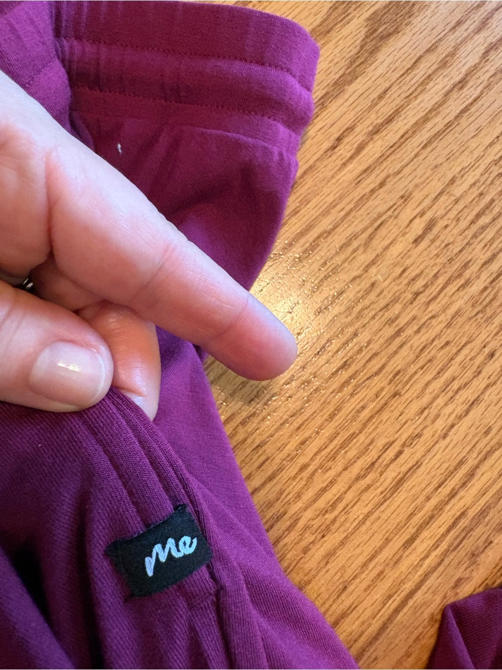 Women's me undies Magenta Jogger Pants - Comfortable Casual Wear - Picture 3 of 3